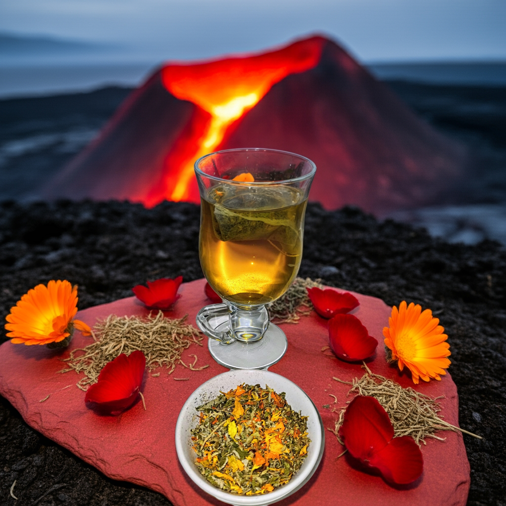 'Sacred Flow' | Sacral Chakra Herbal Tea Blend | Ayurveda | Damiana, Calendula