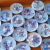 Blue Lotus and Frankincense Shimmer Tealight Candle (4-hr burn, Candle Magick)