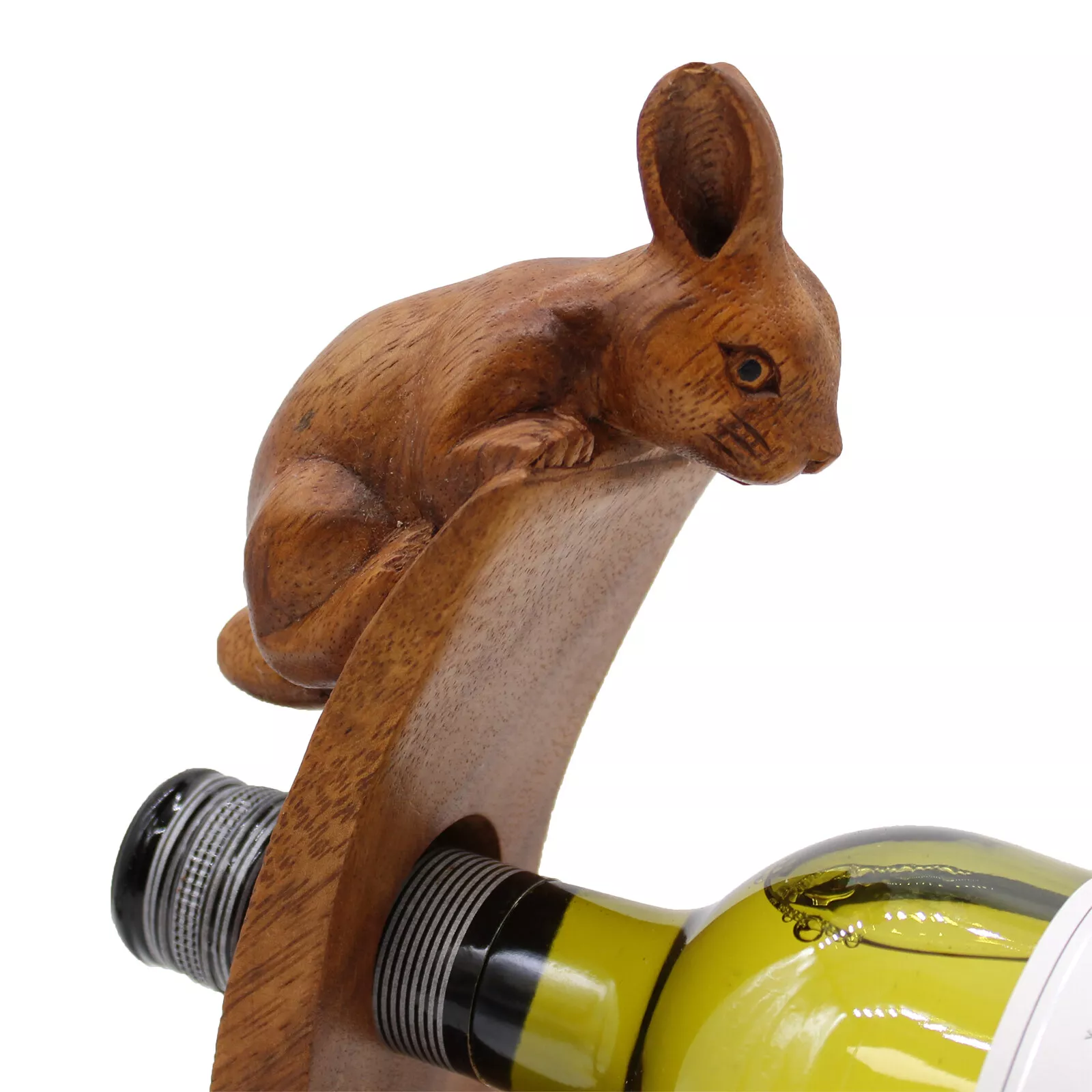 images Assorted Animals - Suar Wood Magic Balance Wine Holders