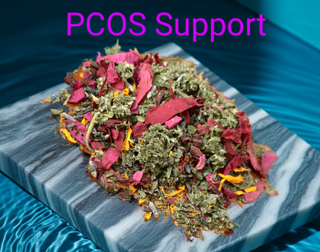 'Cycle Sync' PCOS & Hormone Support Herbal Blend Tea Menstrual Fertility Ovaries