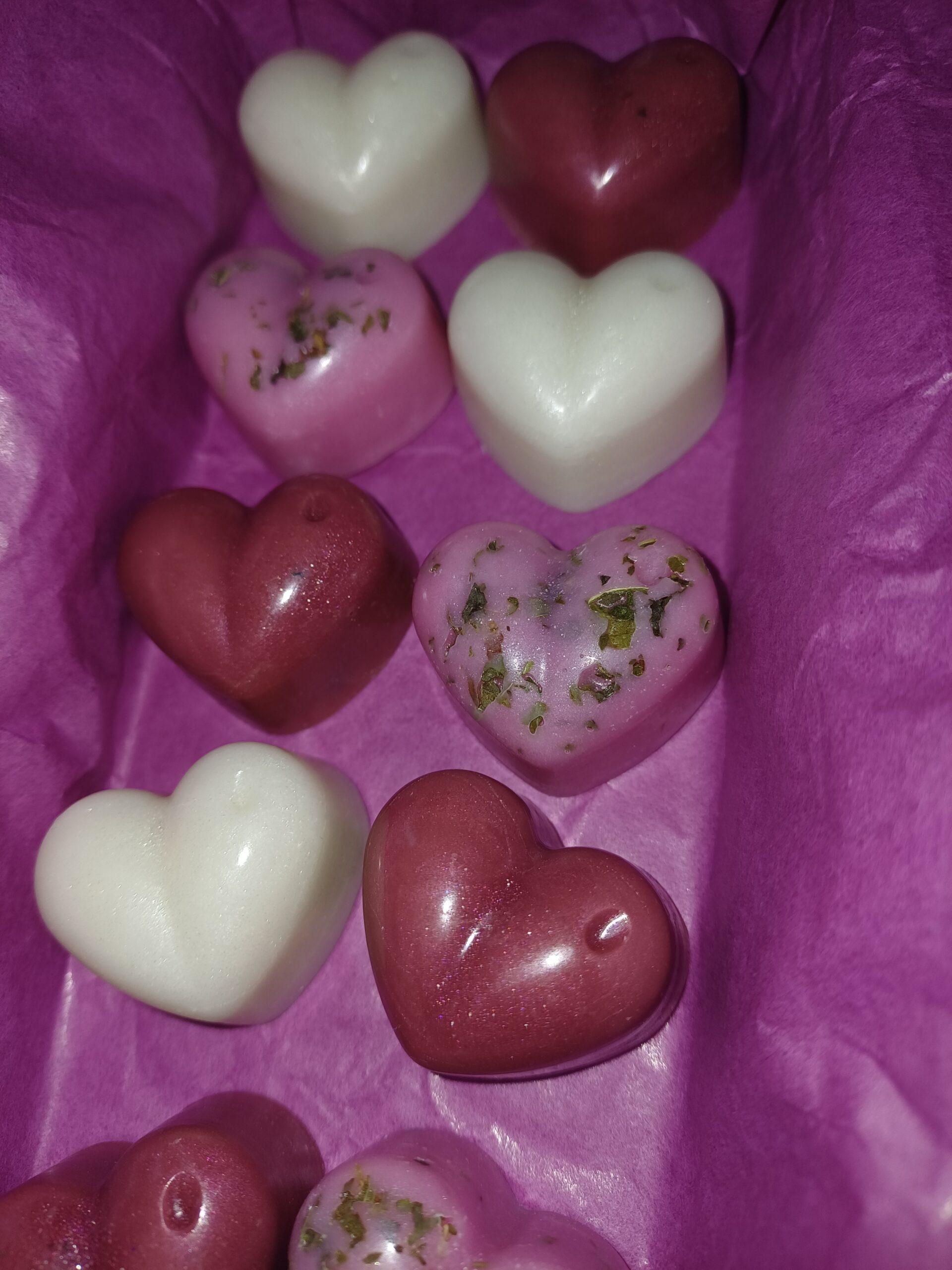 'You make my heart melt' Shimmering Soy Wax Melts (10-pack, assorted scents)
