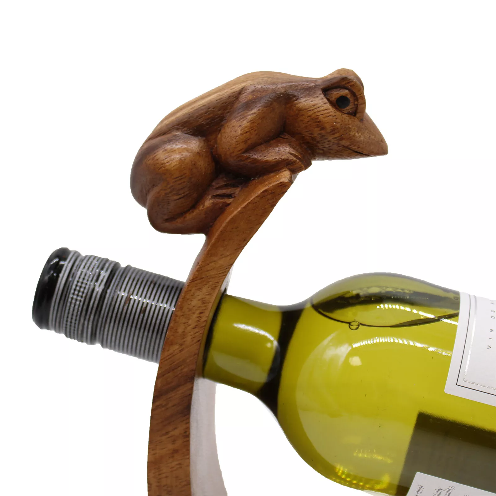 images Assorted Animals - Suar Wood Magic Balance Wine Holders