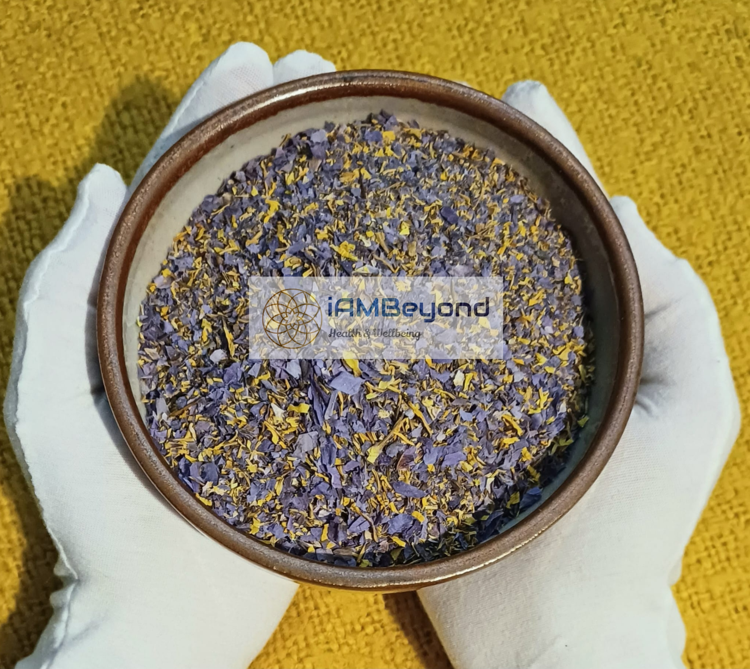 images Pre-Ground Blue Lotus Flower (Fine)