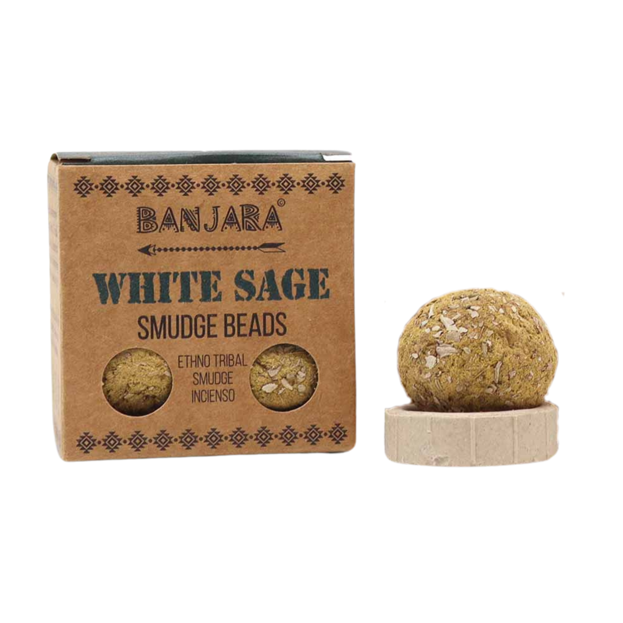 Banjara Smudge Beads (5 pcs w/ Holder) for Healing/Cleansing