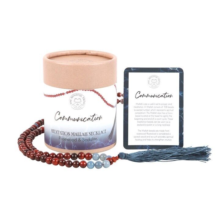 Rosewood and Crystal Mala Beads Gift Set