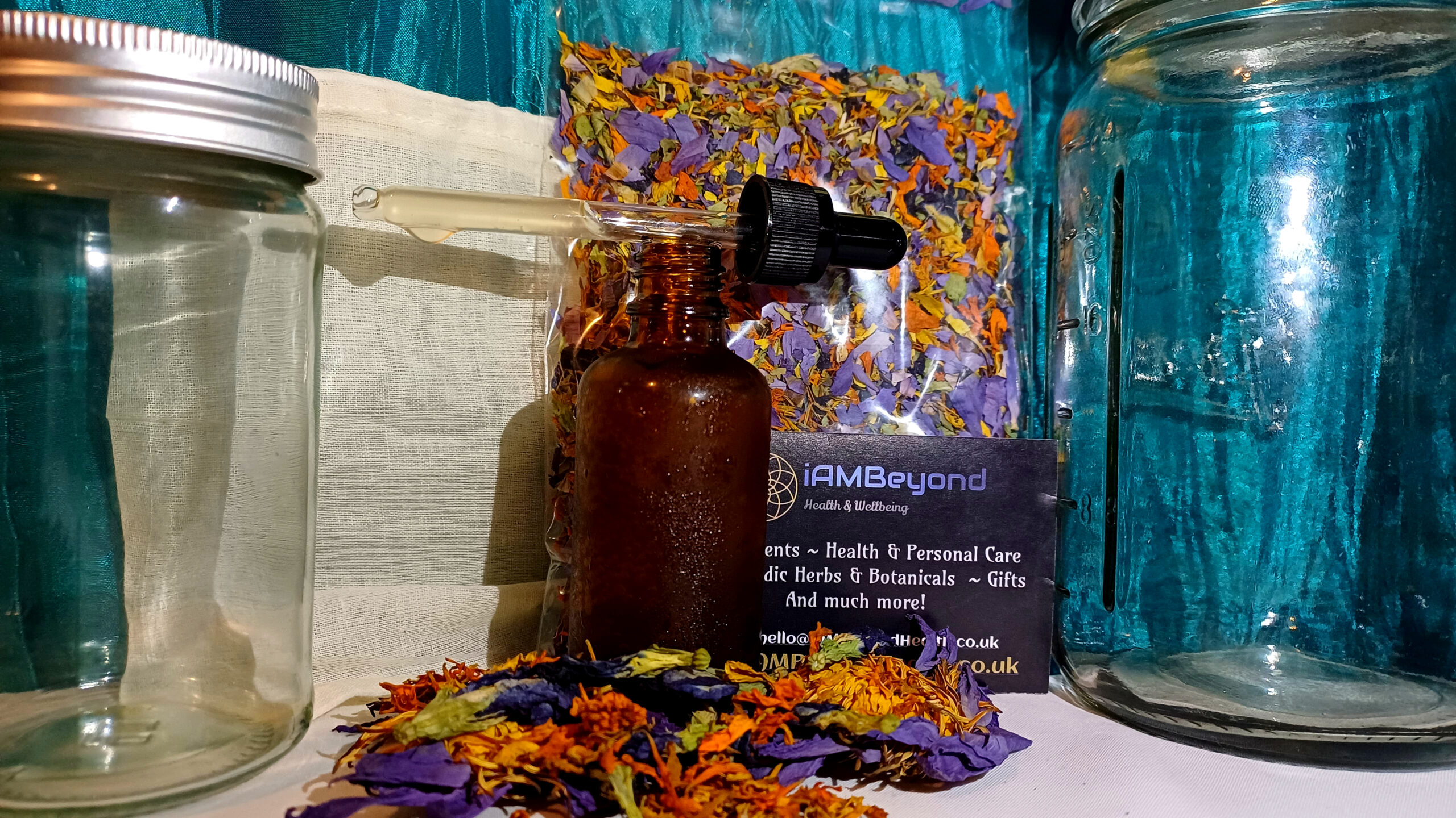 Harmony Tincture Kit (500ml), Blue Lotus/Calendula/Butterfly Pea