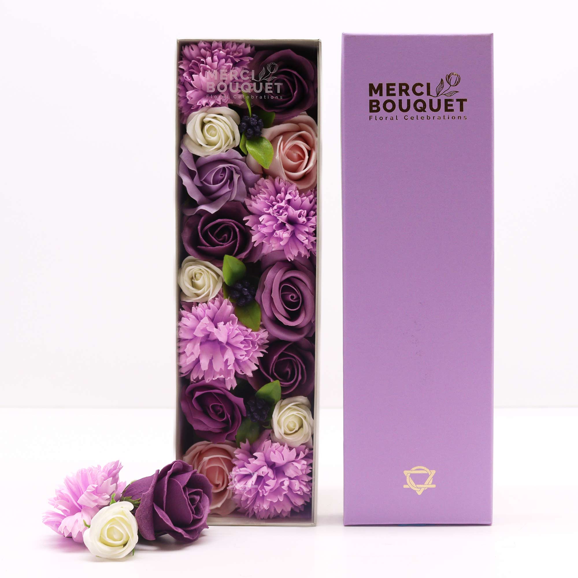 images Handmade Soap Flowers (200g, Long Gift Box)