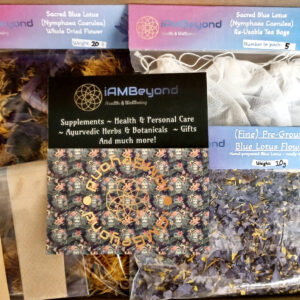 Blue Lotus Sample Box - Pre-Ground, Whole Flower & Tea bags Taster Gift Sleep - Image 3