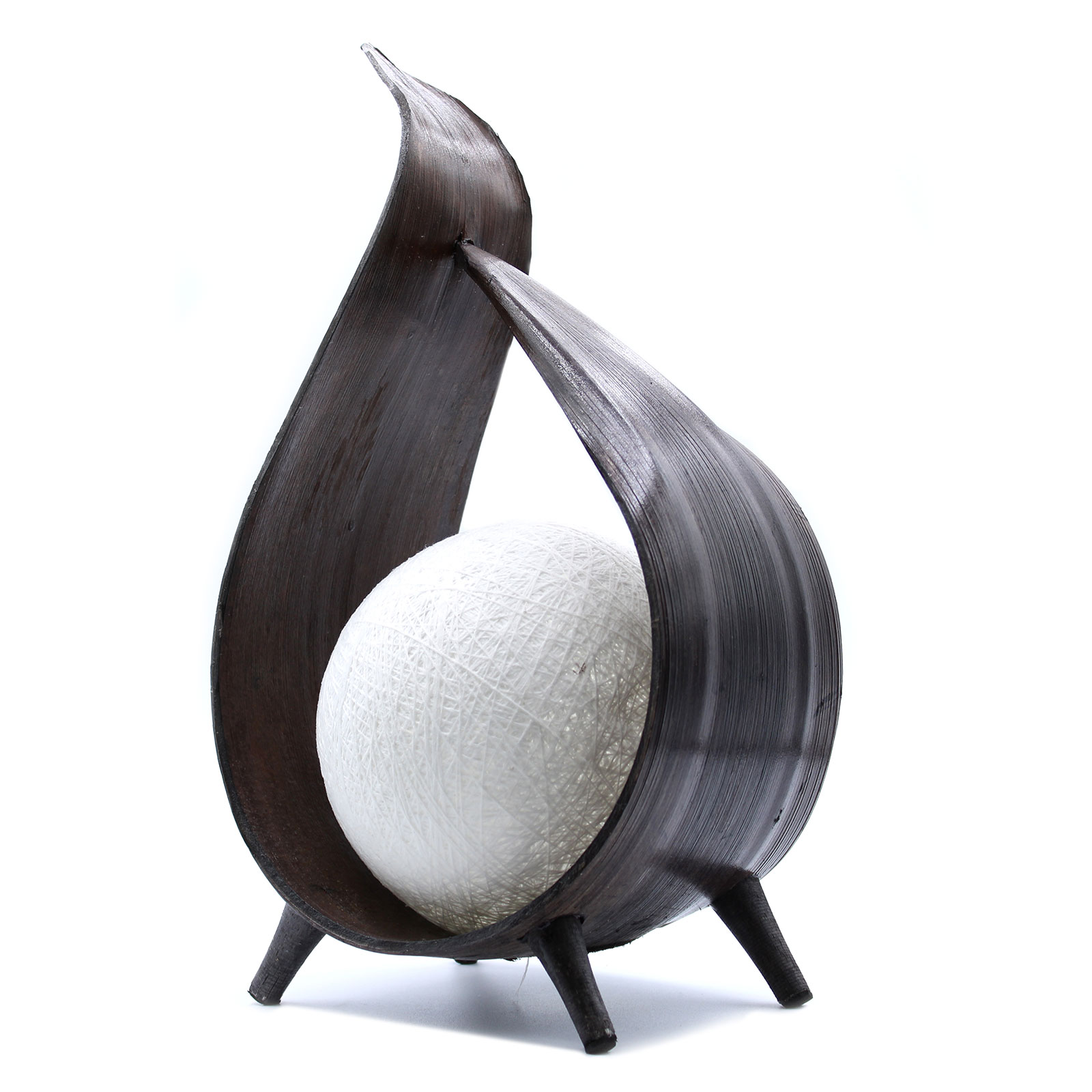 images Natural Coconut Wood Lamps - Unique, sustainable & minimalist home decor!