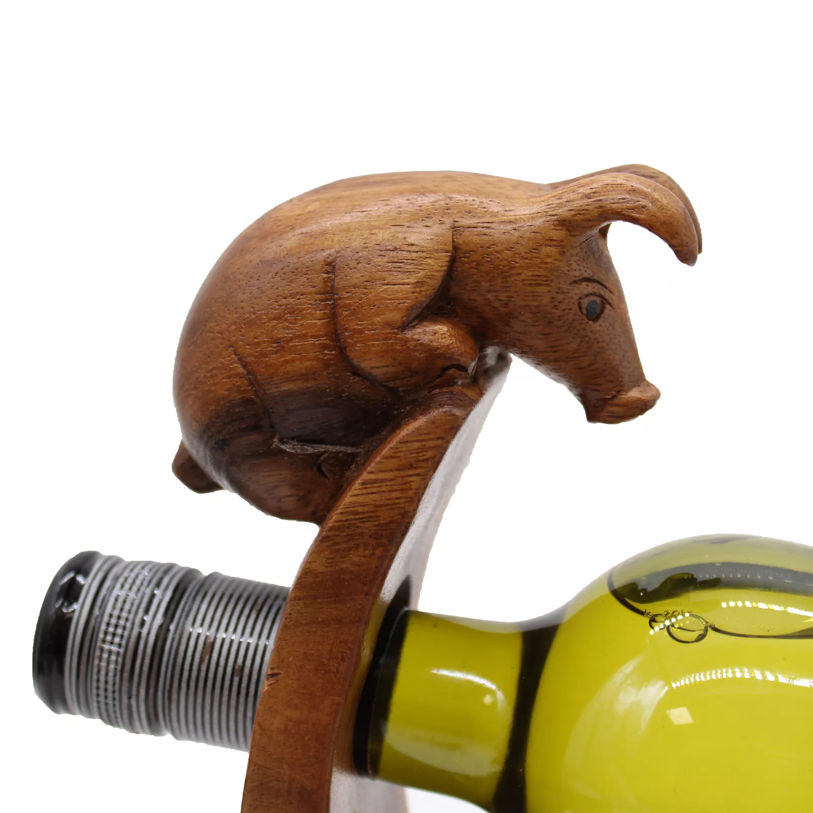 images Assorted Animals - Suar Wood Magic Balance Wine Holders