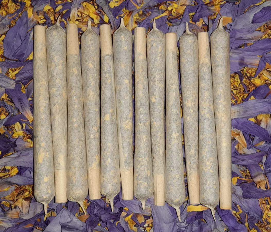 Blue Lotus Kingsize Pre Rolls (Nymphaea caerulea) Incense Cones