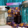 Blue Lotus Tincture Kit (500ml) - Herbs/Muslin/Bottle - Relaxation, Mood, Sleep