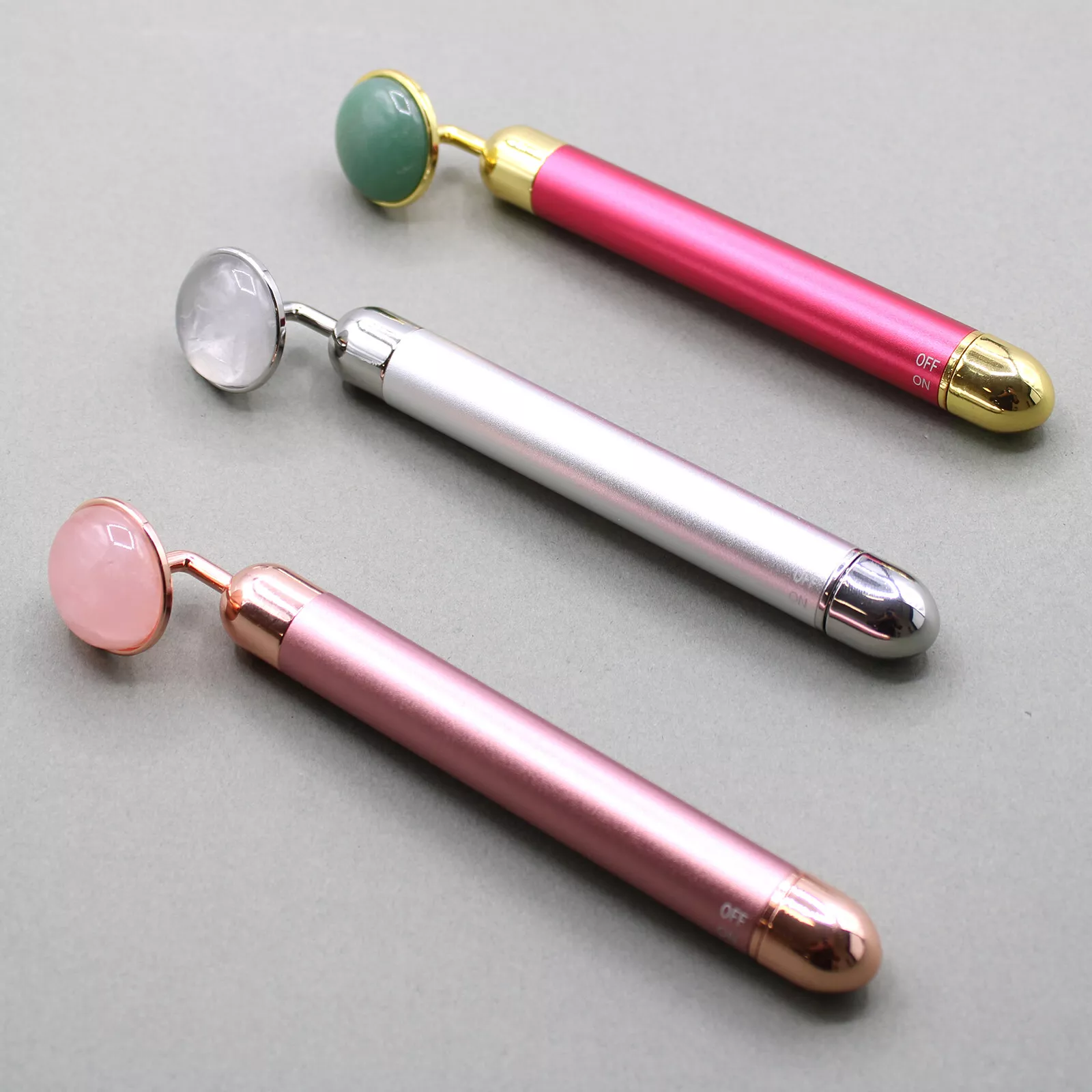 Gemstone Vibration Pad Facial Massager (a modern take on Gua Sha)