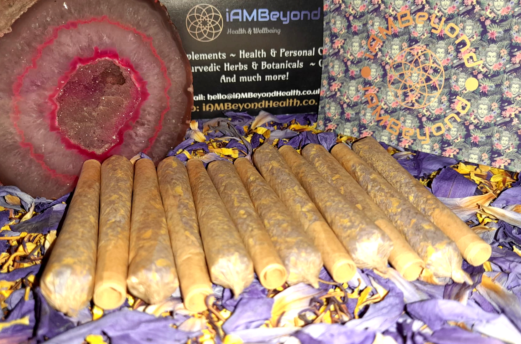 Blue Lotus Pre Rolls (Nymphaea caerulea) Incense Cones