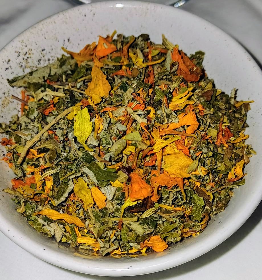 'Sacred Flow' | Sacral Chakra Herbal Tea Blend | Ayurveda | Damiana, Calendula