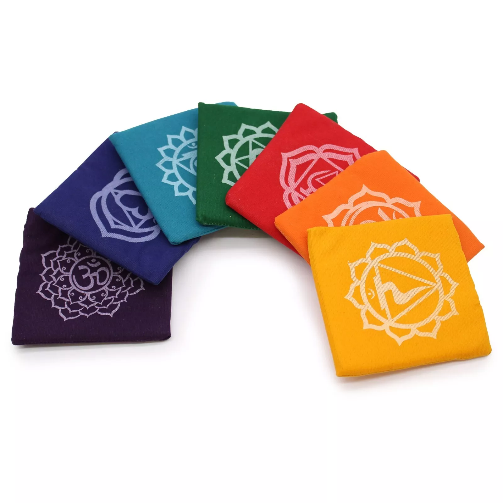 7 x Handcrafted Chakra Singing Bowls - Complete Pyramid Gift Set