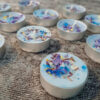 Blue Lotus and Frankincense Shimmer Tealight Candle (4-hr burn, Candle Magick)