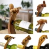 images Assorted Animals - Suar Wood Magic Balance Wine Holders