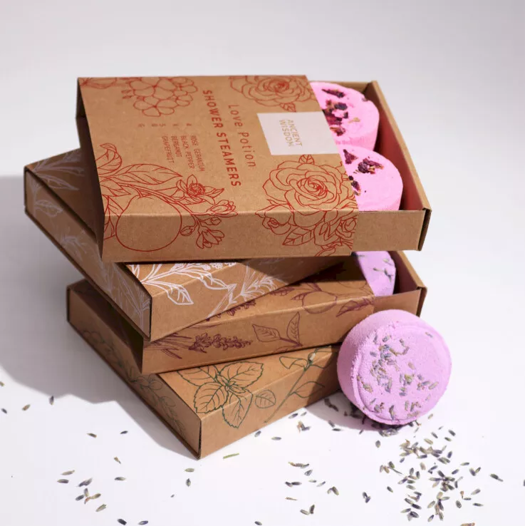 Zen Shower Steamers Gift Set (4 x 50g pcs) - Vegan & Natural