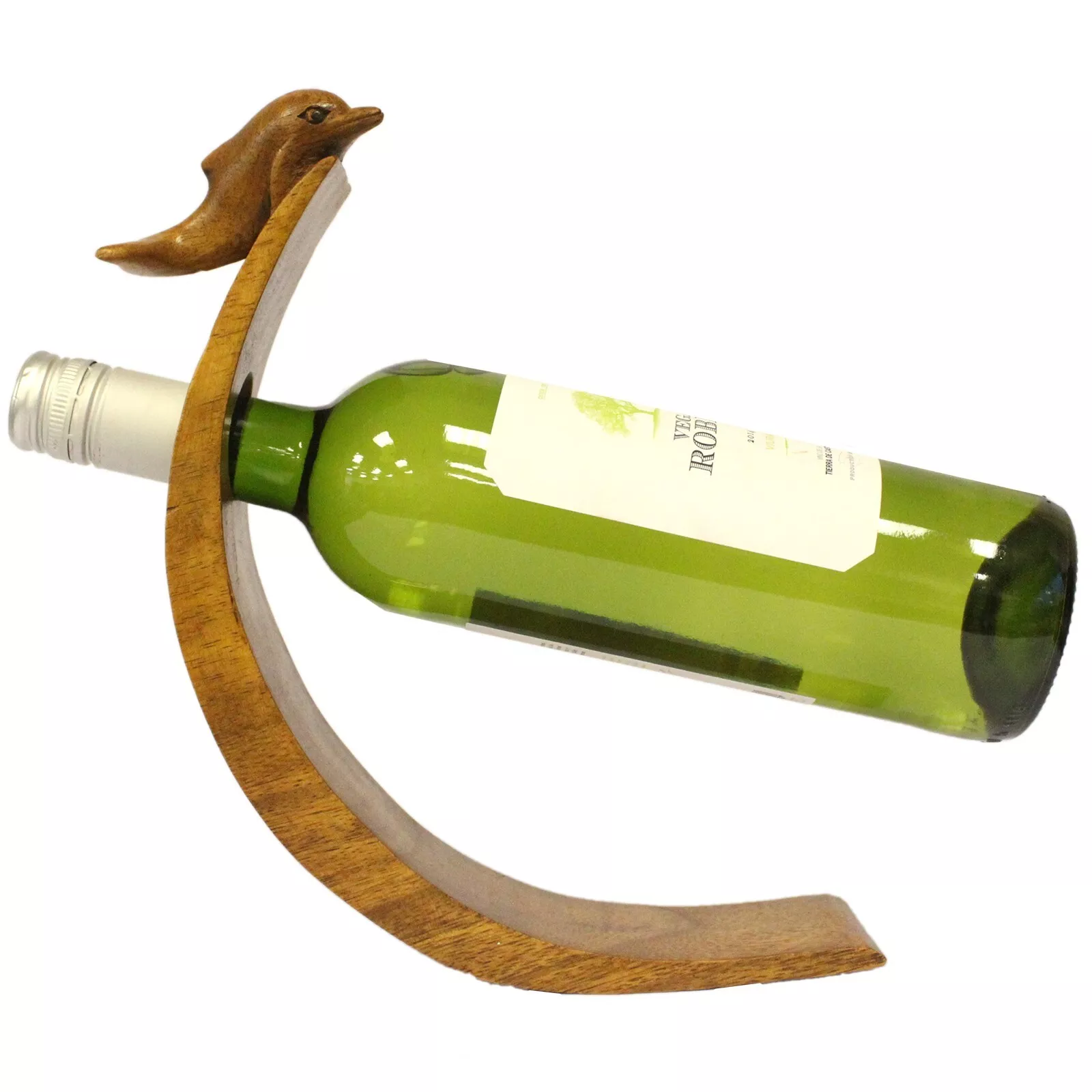 images Assorted Animals - Suar Wood Magic Balance Wine Holders