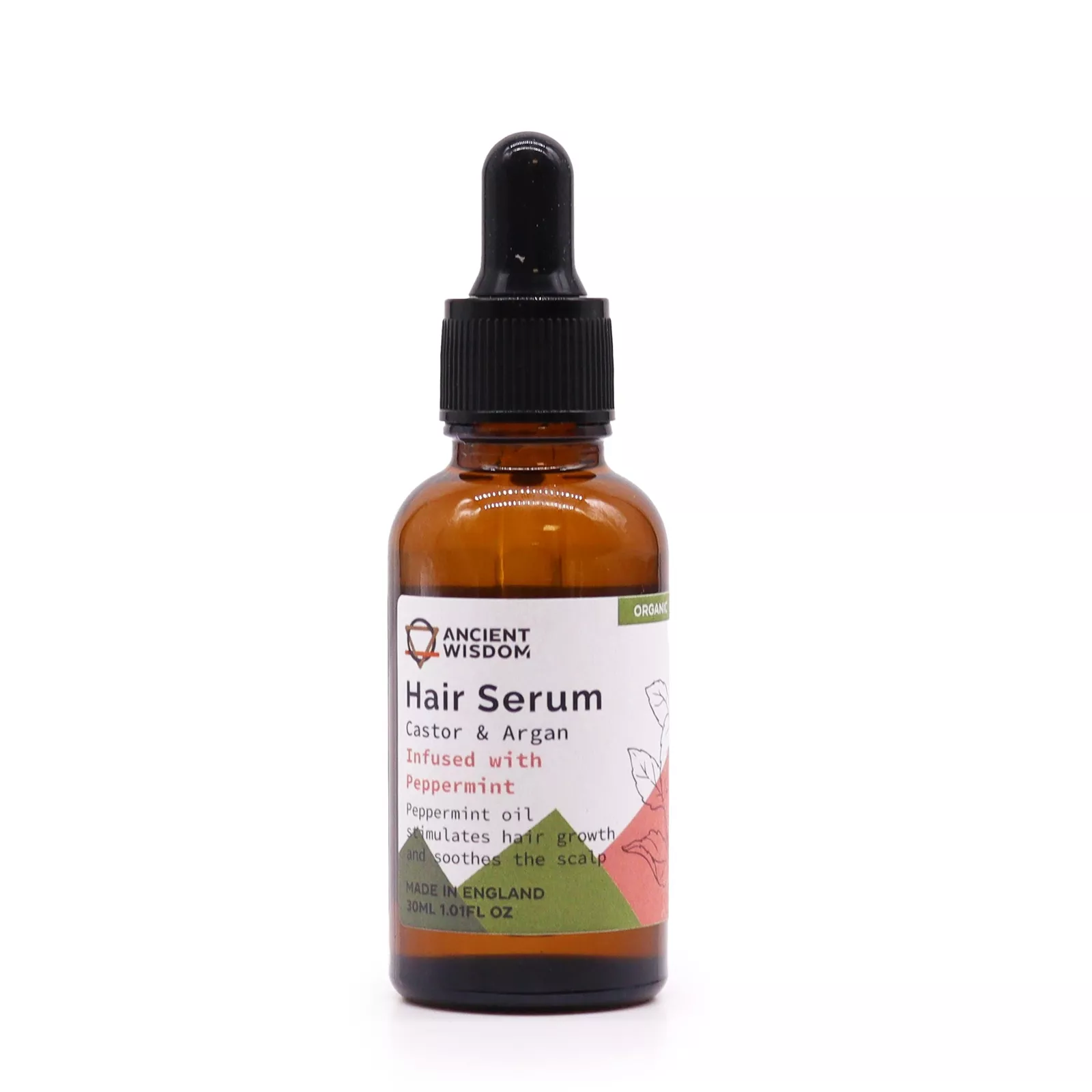 images Pure Organic Hair Growth Serum (30ml) - Strengthen & Repair, Fine Hair & Loss