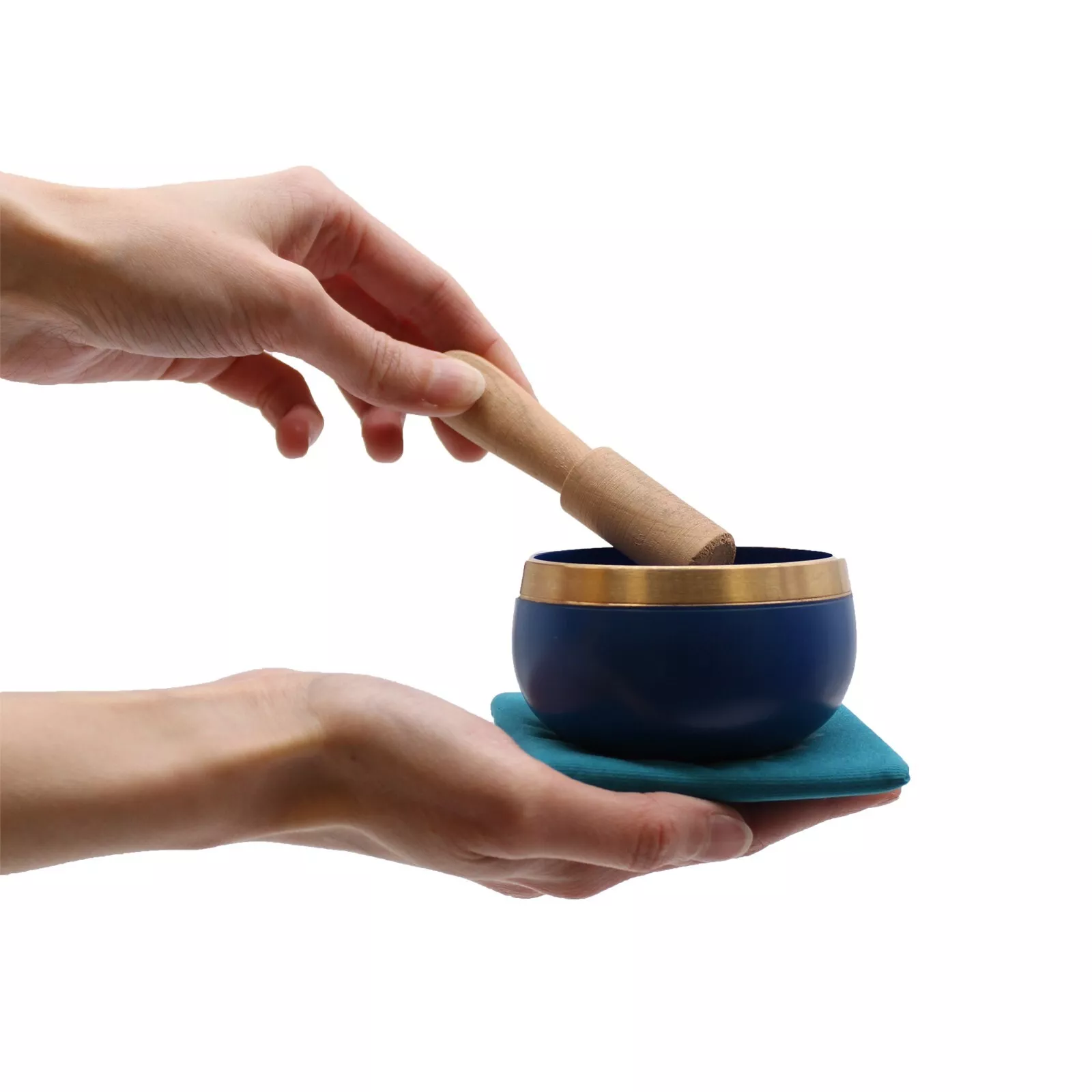 7 x Handcrafted Chakra Singing Bowls - Complete Pyramid Gift Set