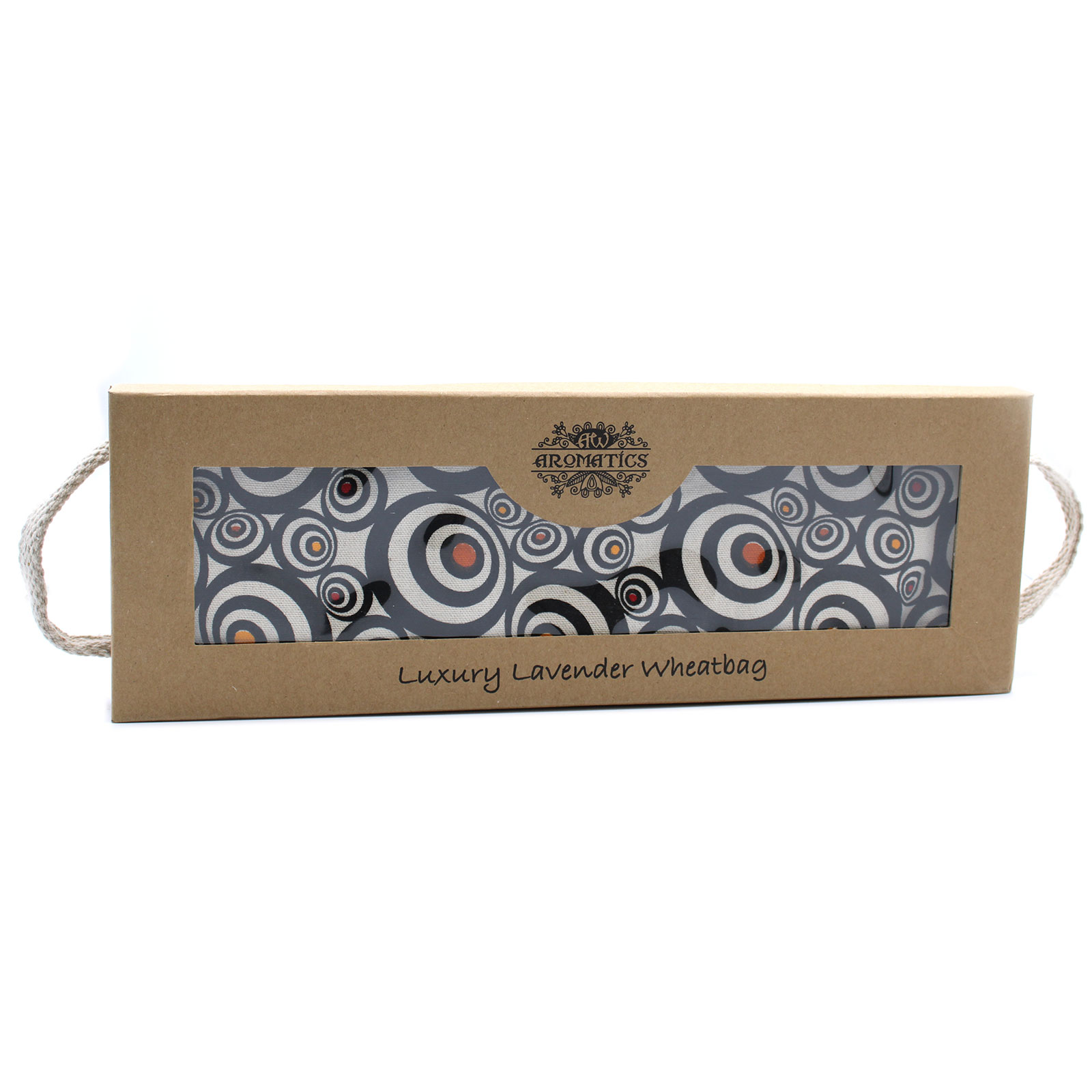 images Luxury Lavender Wheat Bag in Gift Box