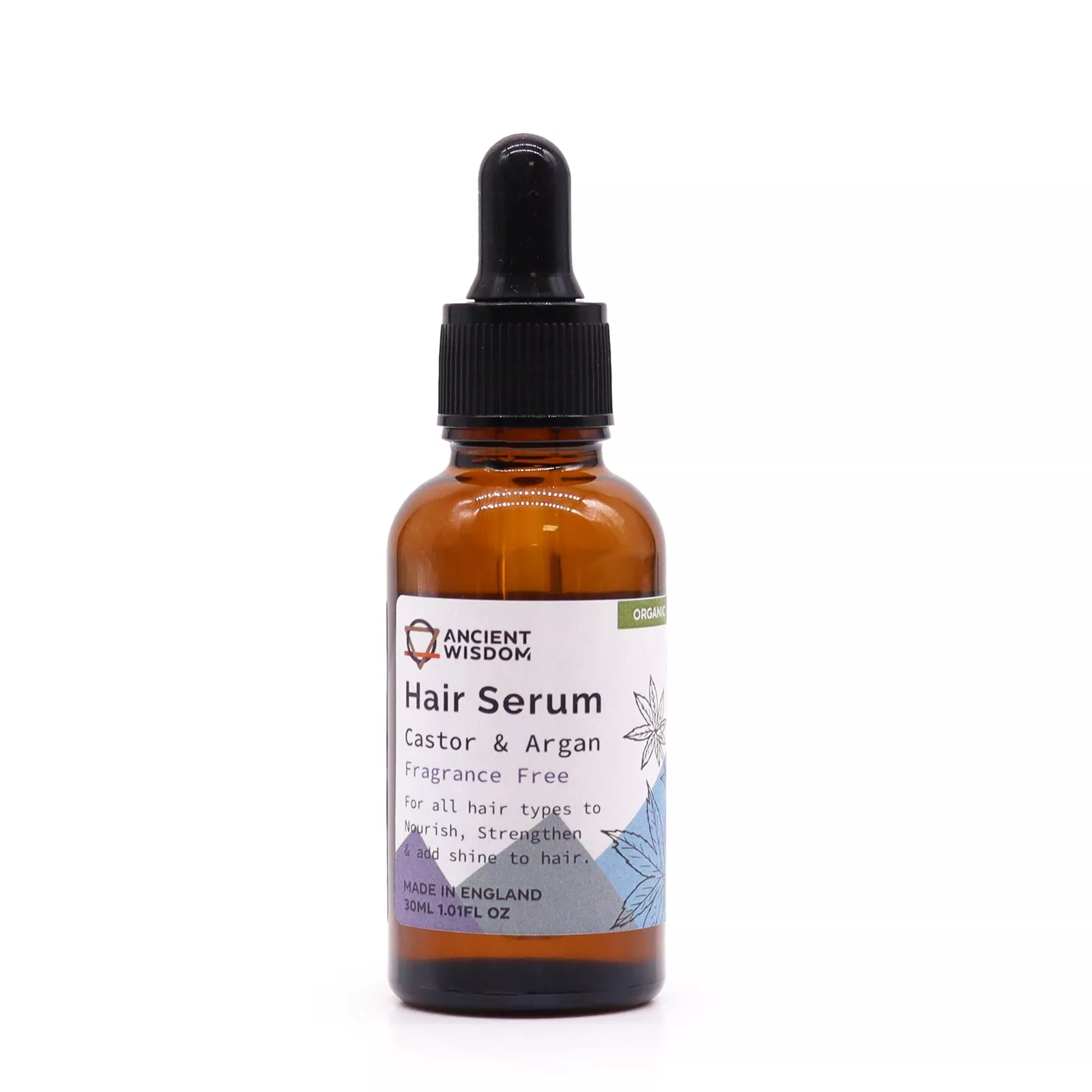 images Pure Organic Hair Growth Serum (30ml) - Strengthen & Repair, Fine Hair & Loss