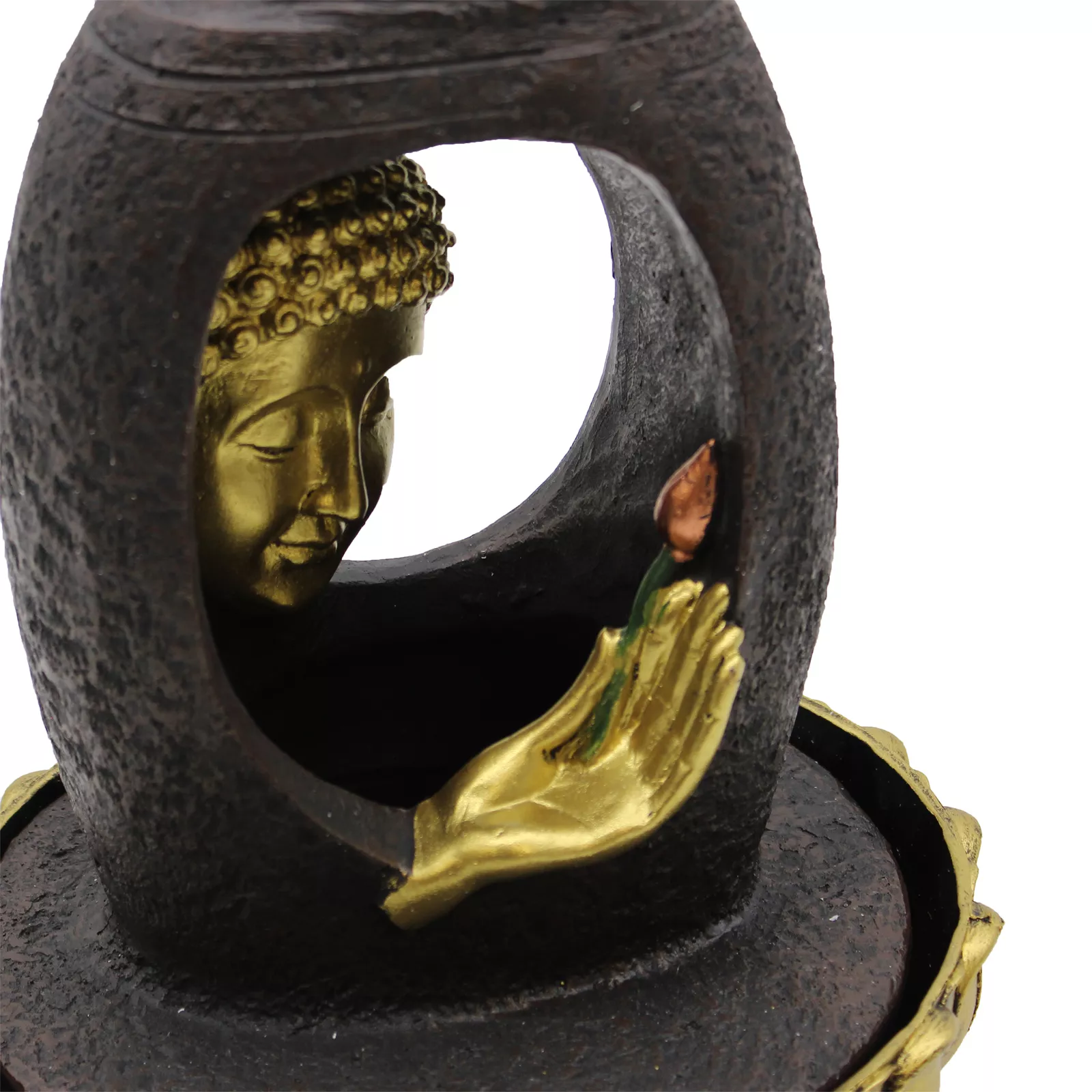 30cm Buddha Tabletop Fountain Water Feature (Indoor Garden & Feng Shui)
