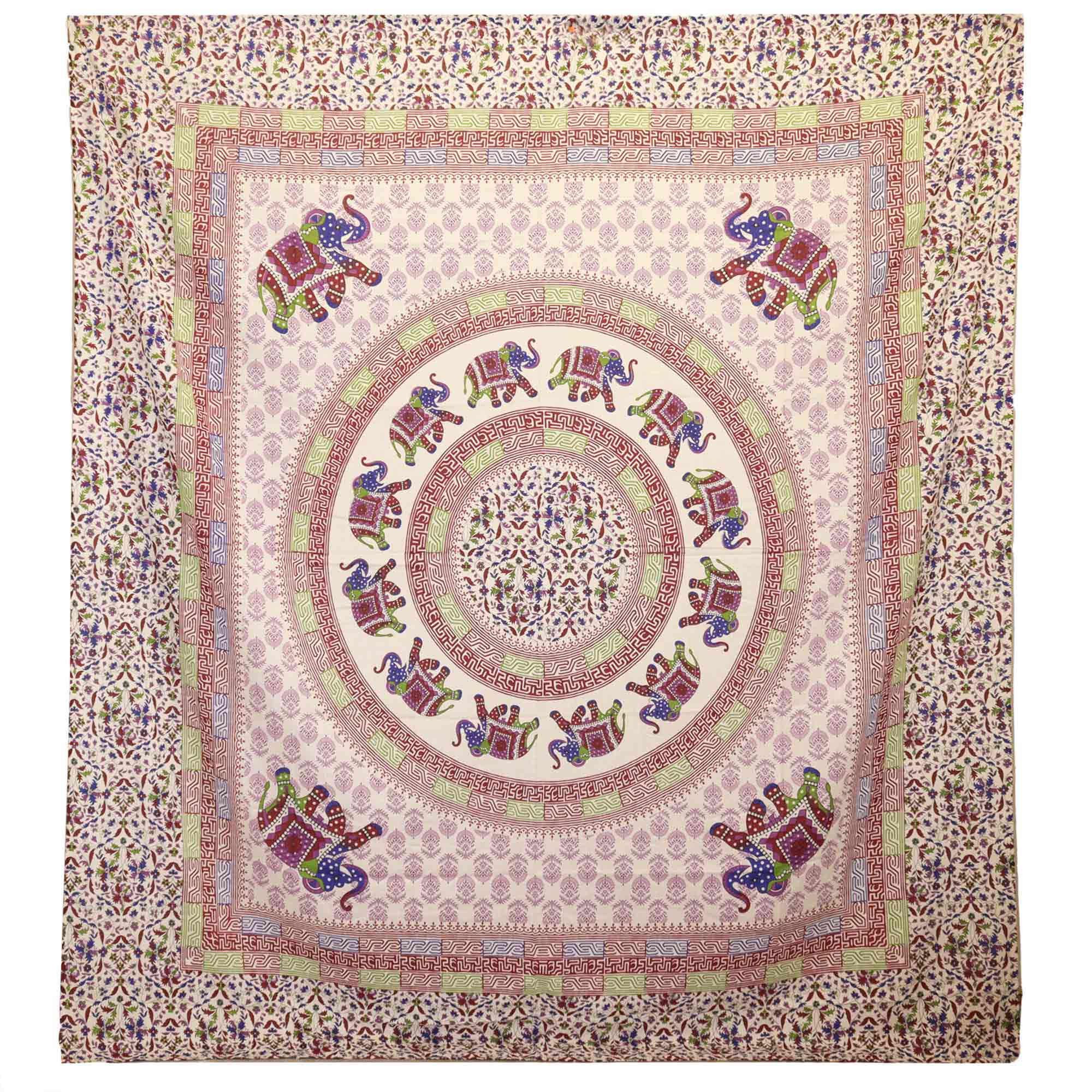 2m x 2m Handwoven Mandala Wall Hanging/Bedsheet/Beach Towel