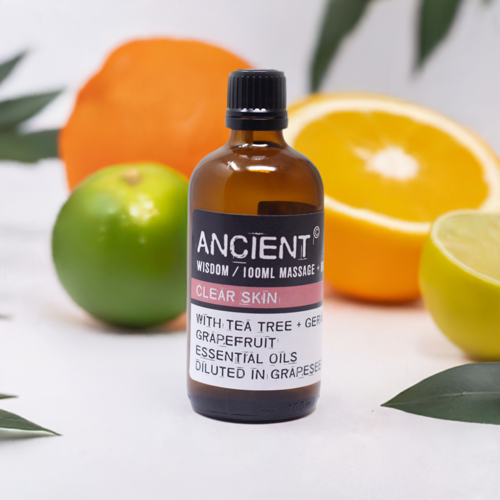 'Clear Skin' 100ml Invigorating Massage Oil