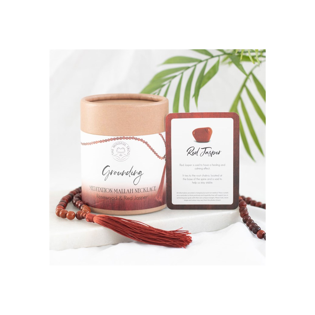 Rosewood and Crystal Mala Beads Gift Set