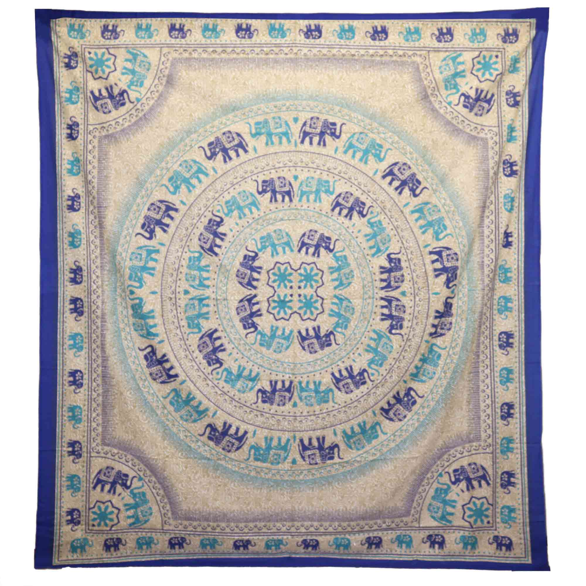 2m x 2m Handwoven Mandala Wall Hanging/Bedsheet/Beach Towel