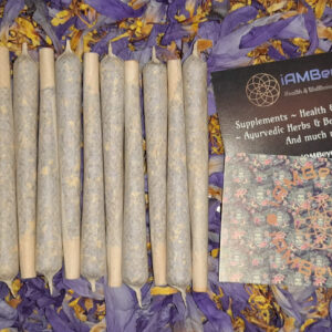 Blue Lotus Kingsize Pre Rolls (Nymphaea caerulea) Incense Cones - Image 2