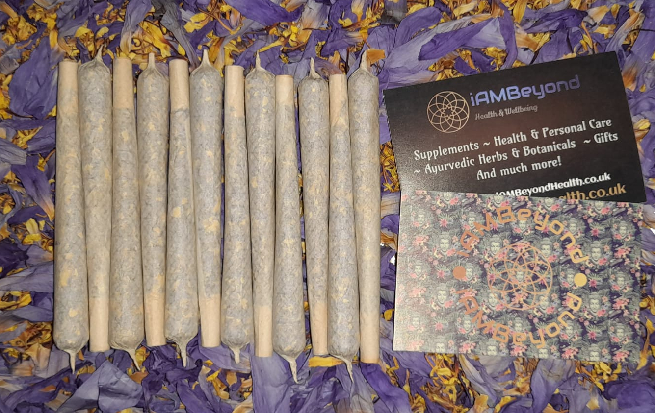 Blue Lotus Kingsize Pre Rolls (Nymphaea caerulea) Incense Cones