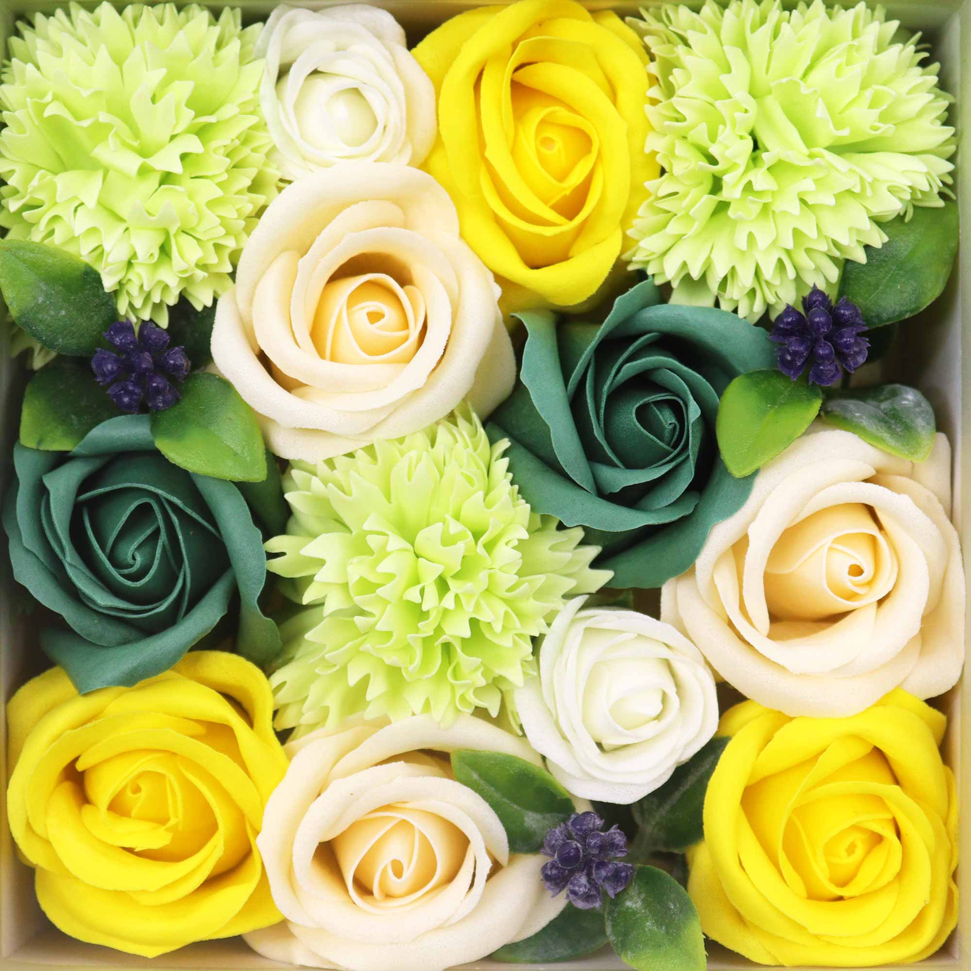 Handmade Soap Flowers (200g, Square Gift Box)