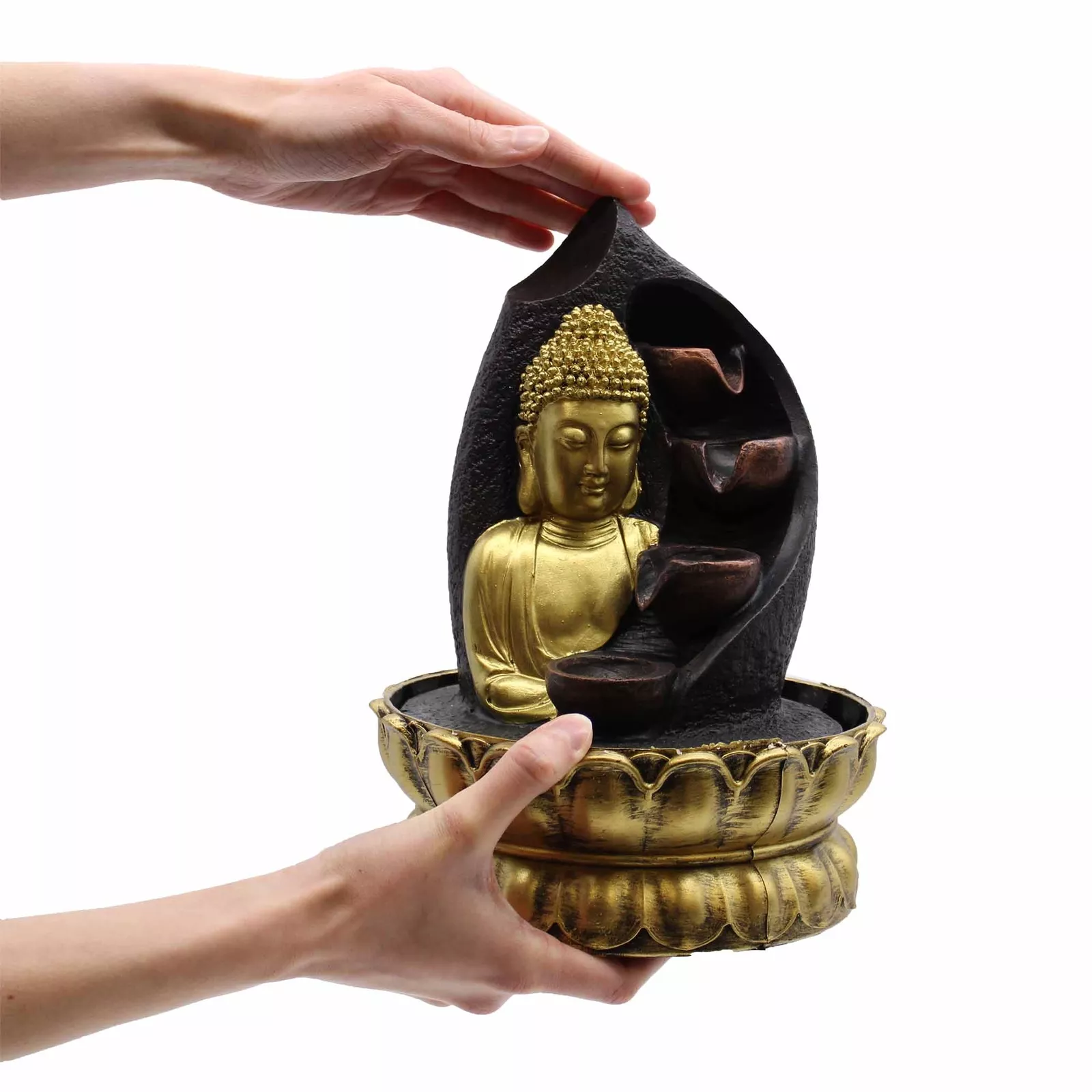 30cm Buddha Tabletop Fountain Water Feature (Indoor Garden & Feng Shui)
