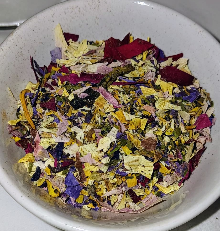 'White Light' Herbal Tea Blend | Crown Chakra | White Lotus/Blue Lotus/Blue Pea