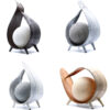 images Natural Coconut Wood Lamps - Unique, sustainable & minimalist home decor!