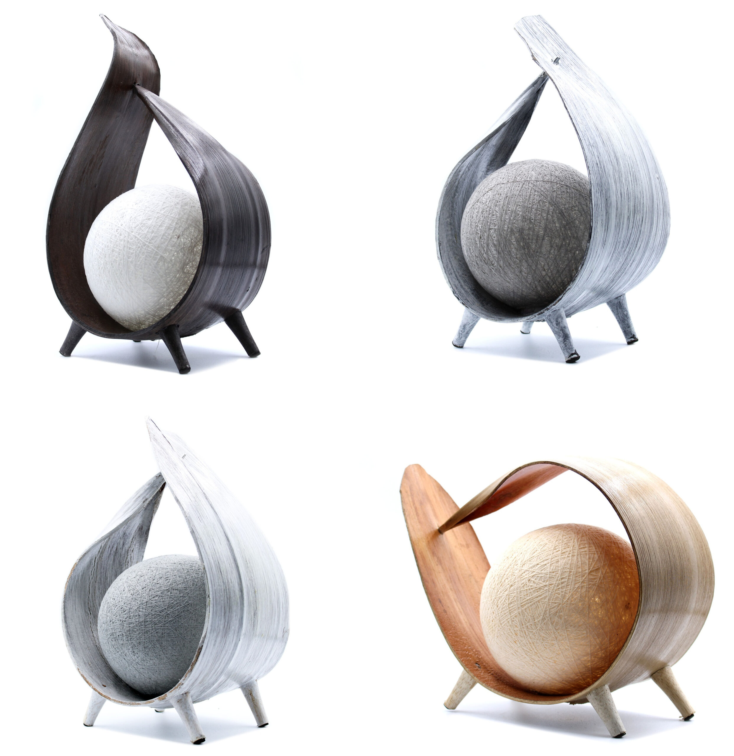 Natural Coconut Wood Lamps - Unique, sustainable & minimalist home decor!