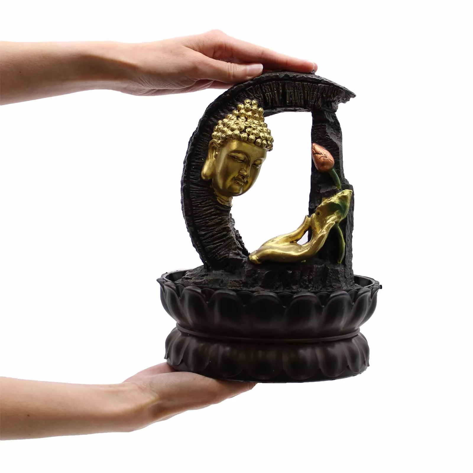 30cm Buddha Tabletop Fountain Water Feature (Indoor Garden & Feng Shui)