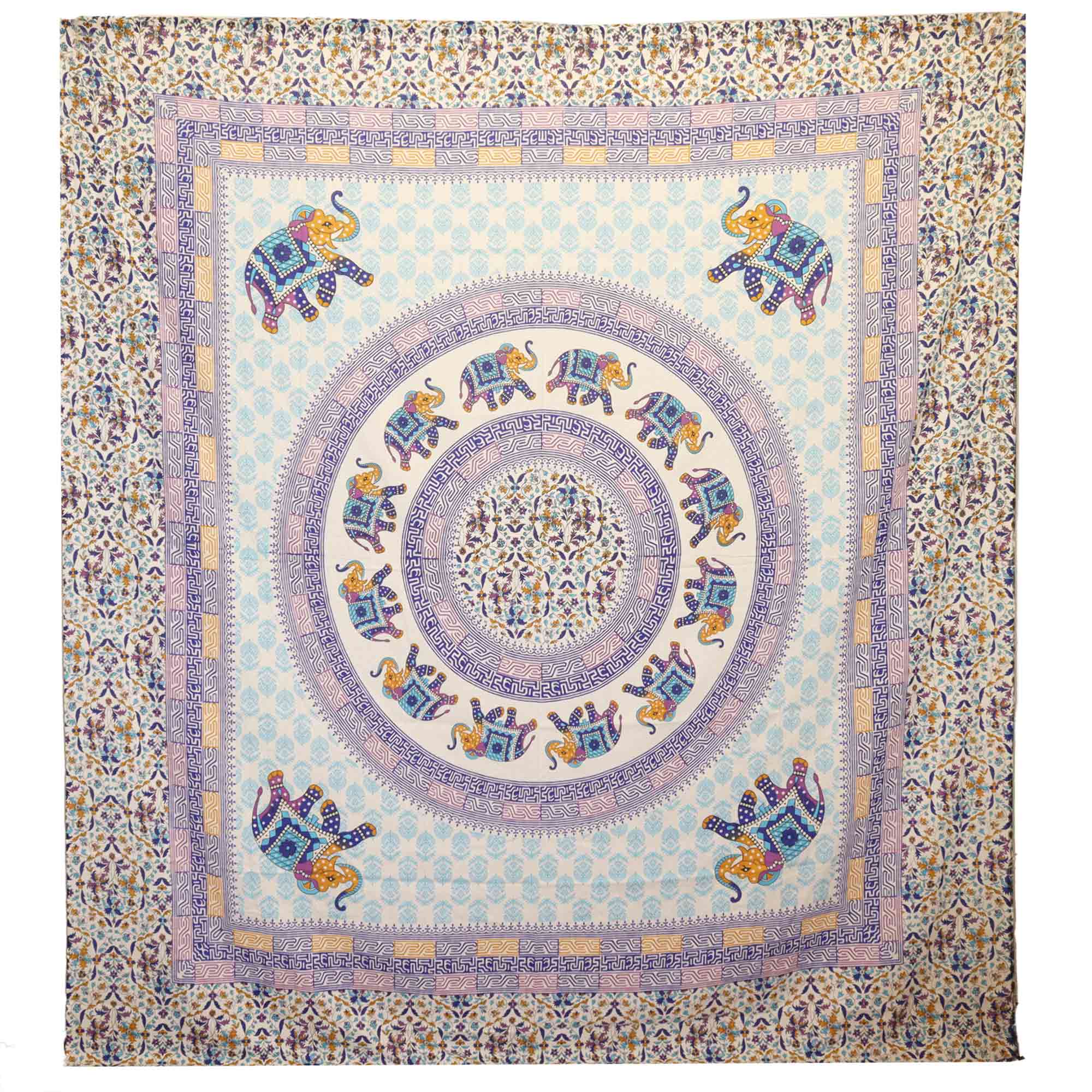 2m x 2m Handwoven Mandala Wall Hanging/Bedsheet/Beach Towel