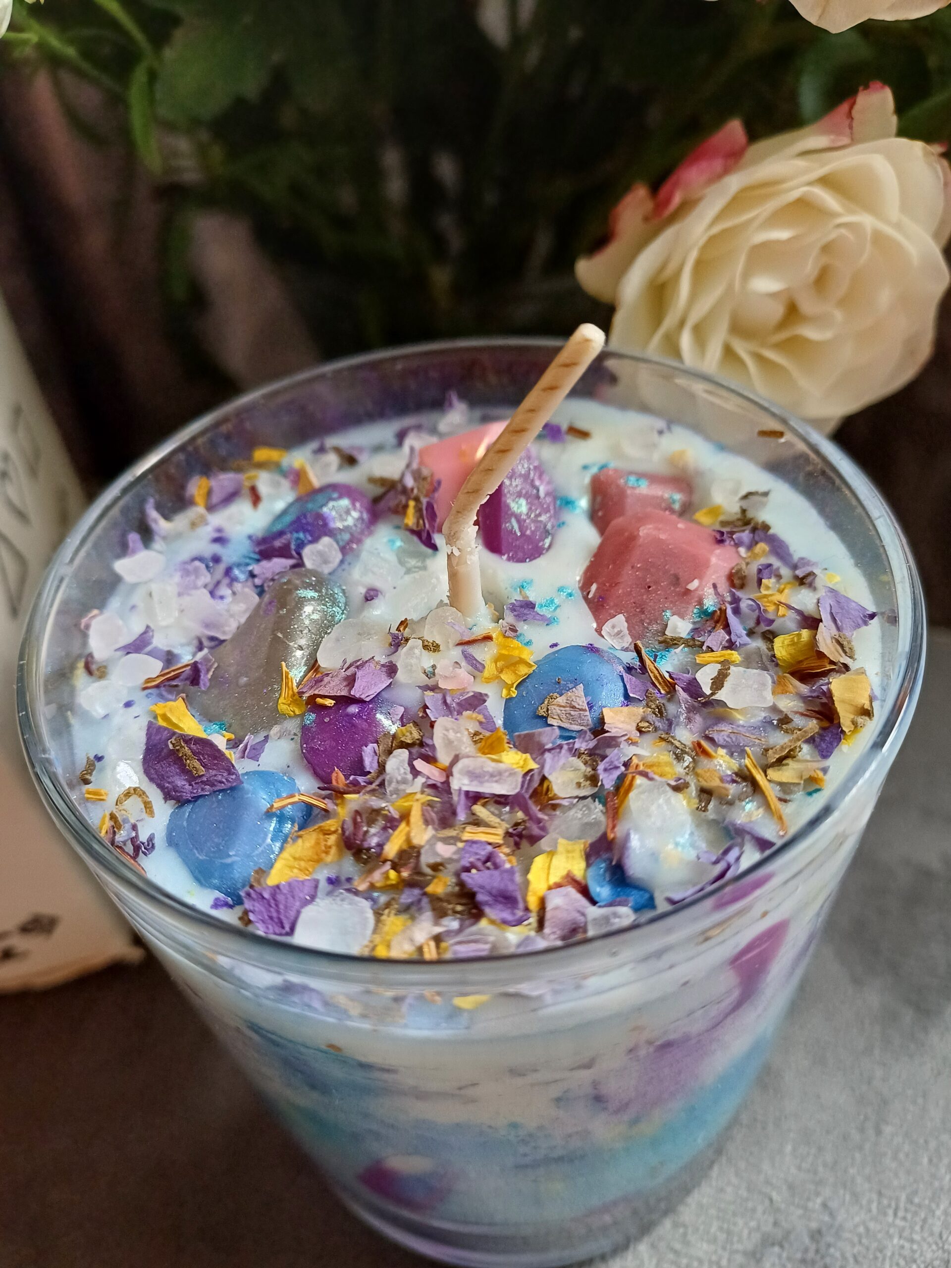 Blue Lotus & Frankincense Botanical Candle
