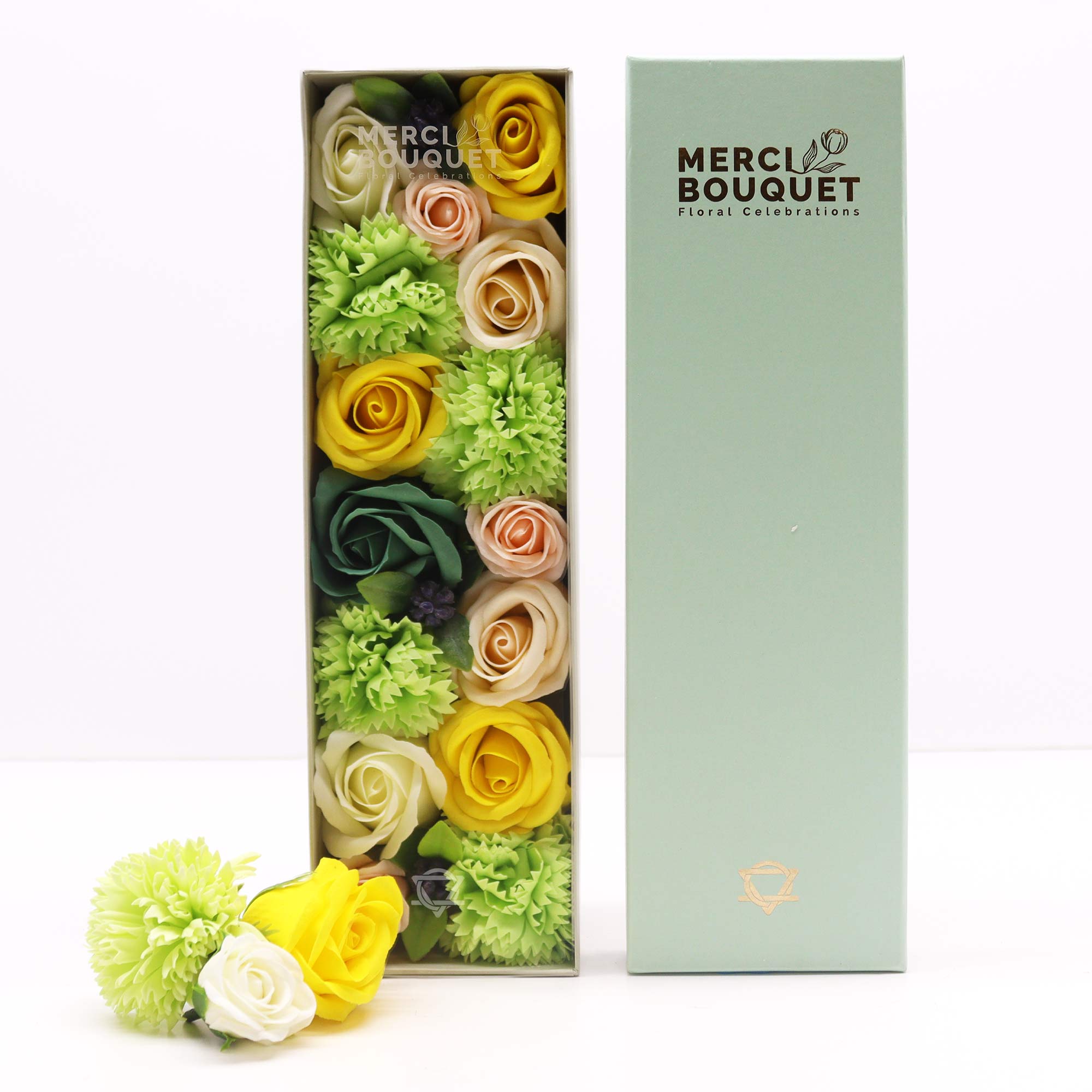 images Handmade Soap Flowers (200g, Long Gift Box)
