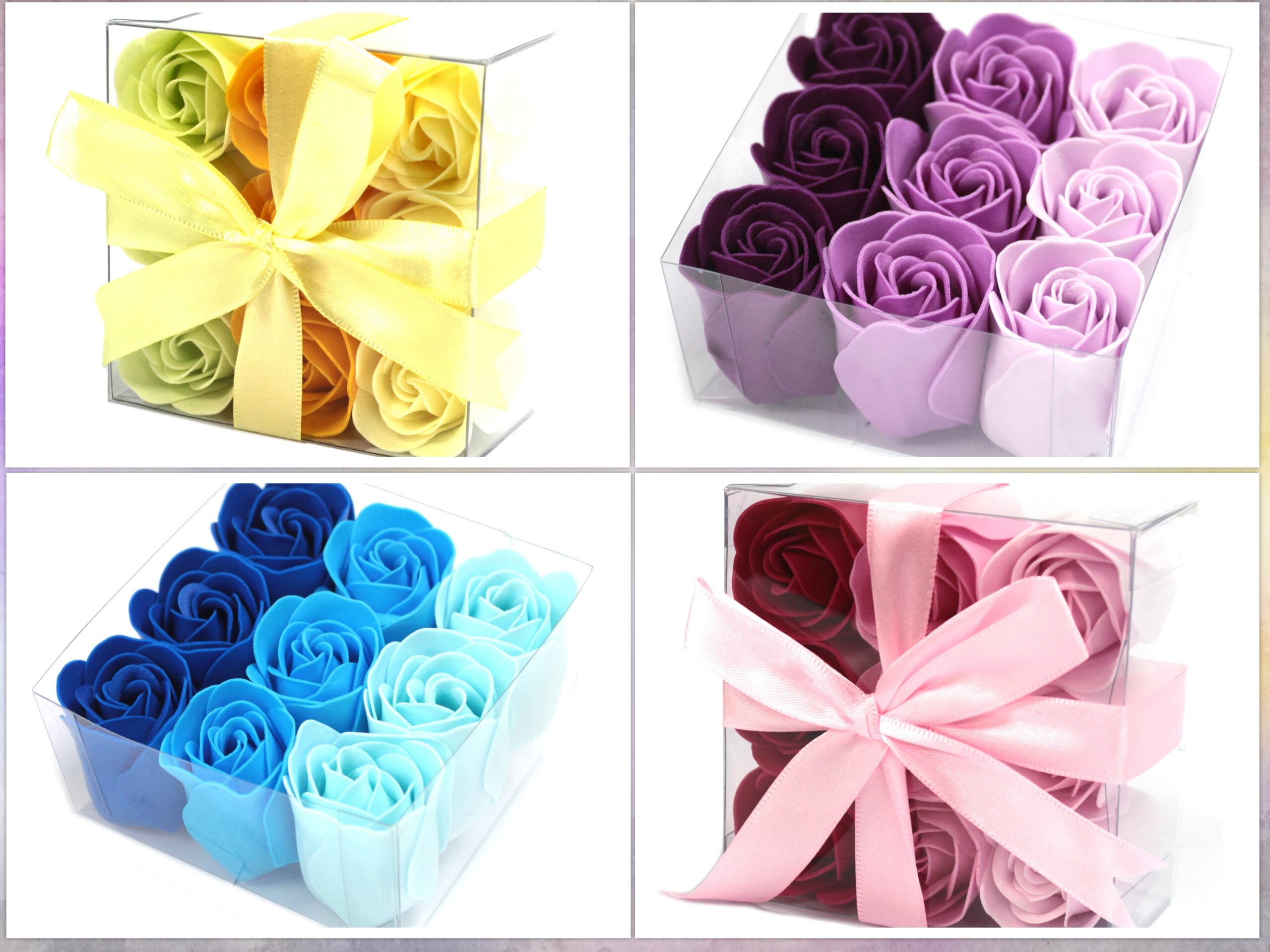 9 Handmade Soap Flower Roses (60g)