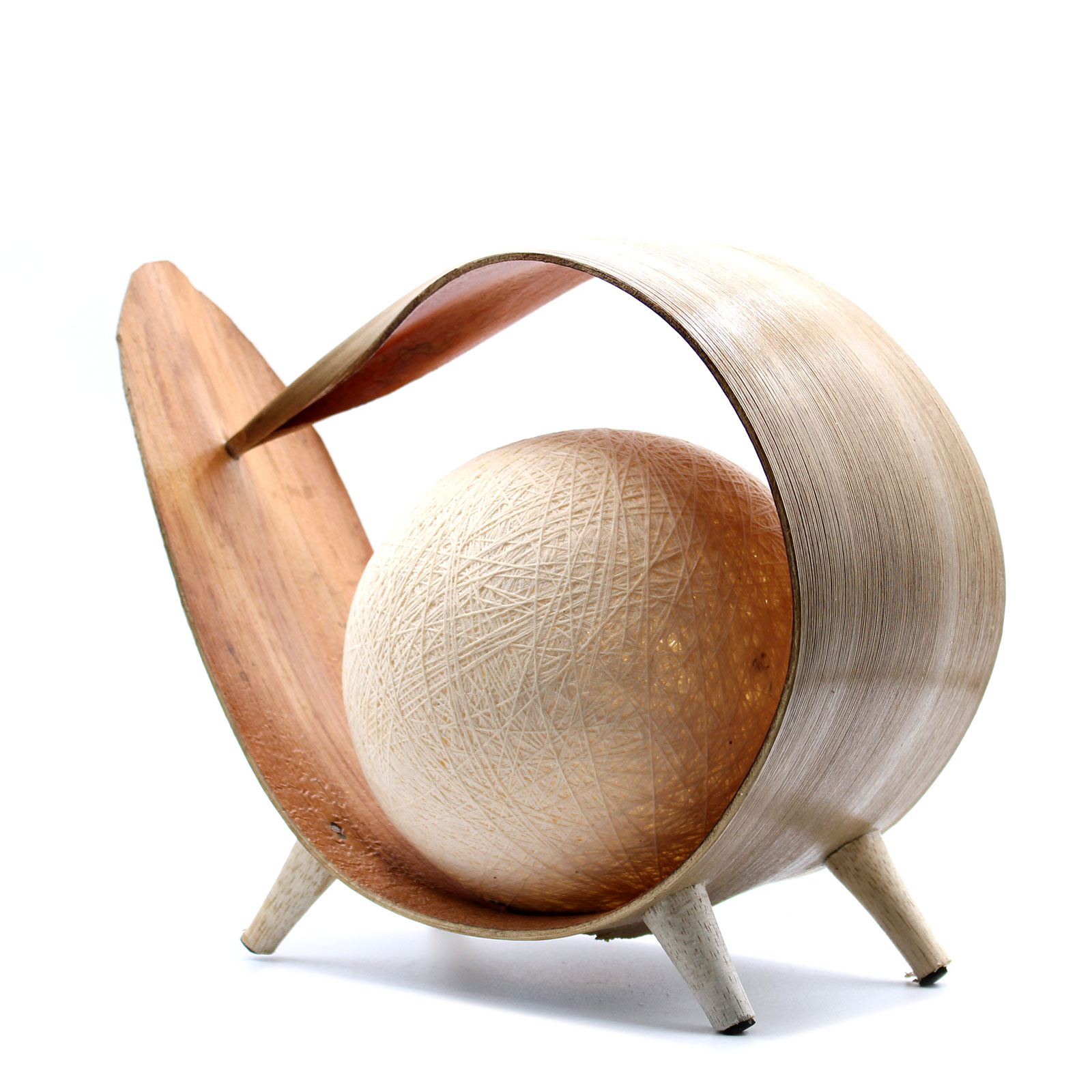 images Natural Coconut Wood Lamps - Unique, sustainable & minimalist home decor!