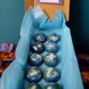 'You Make My World Go Round' Personalised Wax Melts (10-pack, Blue Lotus)