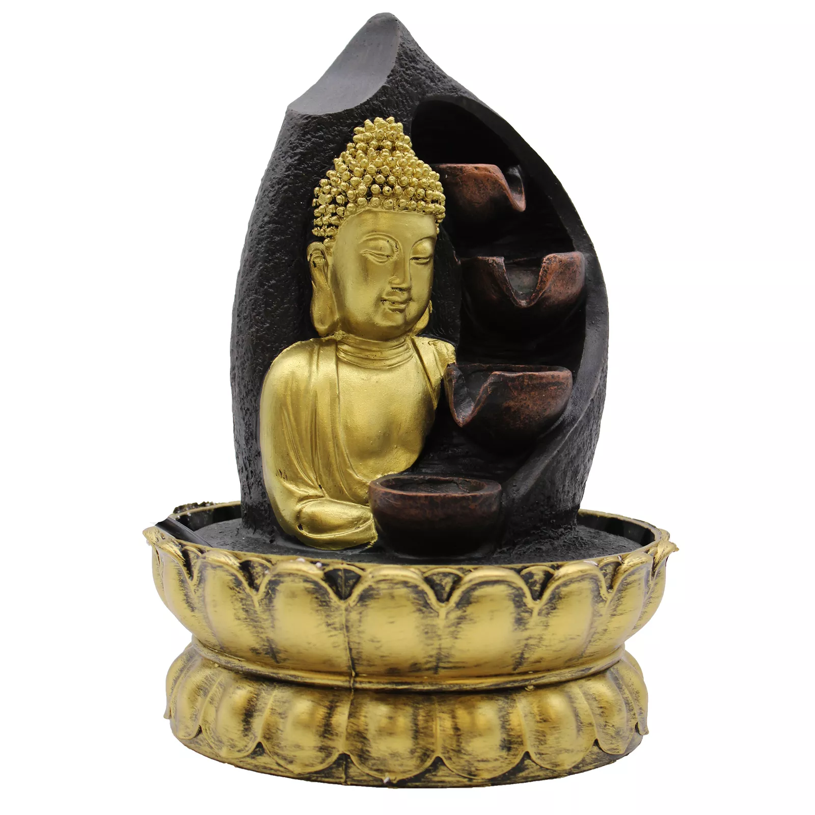 30cm Buddha Tabletop Fountain Water Feature (Indoor Garden & Feng Shui)