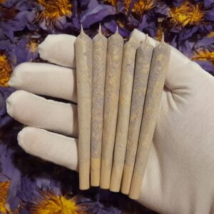 Blue Lotus Kingsize Pre Rolls (Nymphaea caerulea) Incense Cones - Image 1