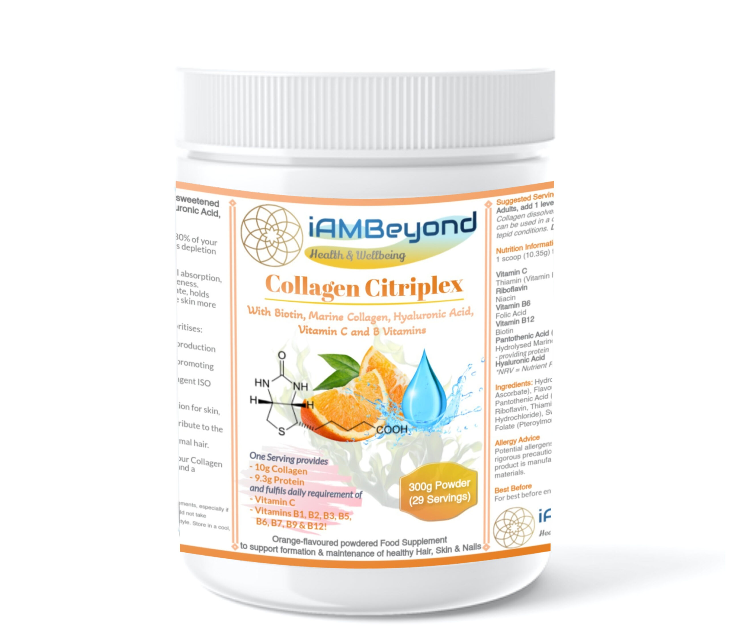 Collagen Citriplex - Marine Collagen & Vitamin Powder (Extra Strength)